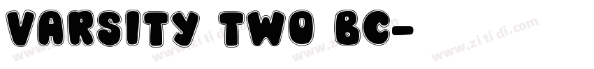 Varsity Two BC字体转换